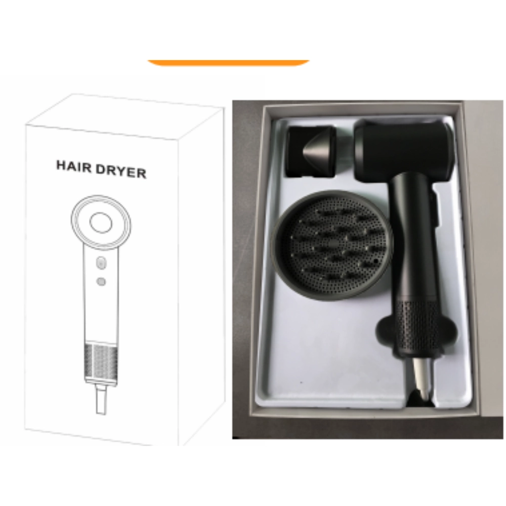 Professional hair dryer package design for retail and wholesale customers